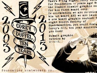 Foundation - Corey Duffel 十周年纪念板面