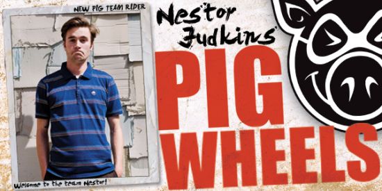 Nestor Judkins得到 Pig Wheels