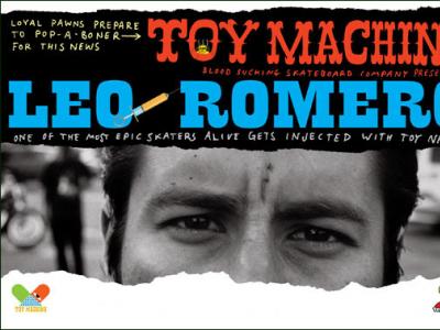 Leo Romero加入Toy Machine！