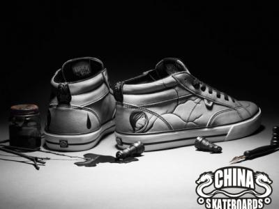 Jun Cha X C1RCA 超酷“Black Tear” 滑板鞋