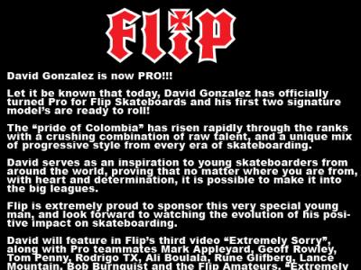 Flip新Pro：David Gonzalez