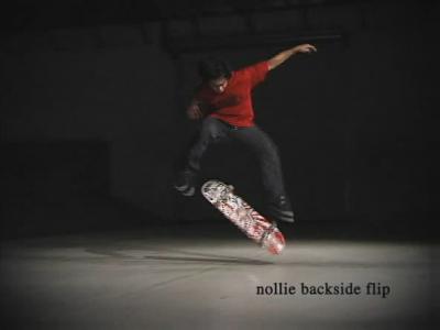 Nollie Backside Kickflip-Jimmy Cao