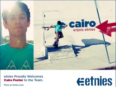 Cairo Foster加入Etnies