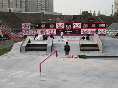 2011 X GAMES 场地搭建和花絮