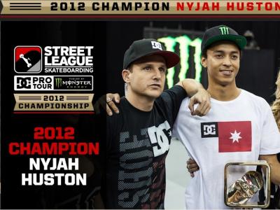Nyjah Huston获得2012 STREET LEAGUE 冠军