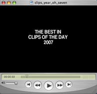 2007最佳Clips of the Day