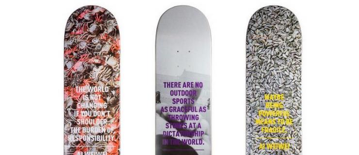 Ai Weiwei x Sk8room 2013 秋冬限量滑板系列