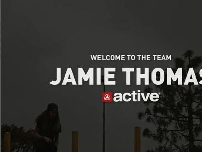 Jamie Thomas加盟Active Ride滑板店