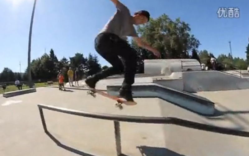 中文字幕 滑板 动作 教程 Backside 270 Lipslide Back 360 Dalton Dern Front boards