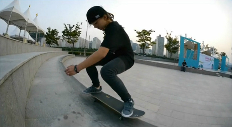 视频 韩国 滑板 女滑手 Skate
