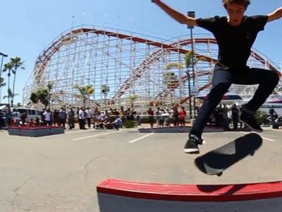 红牛Curb Kings圣地亚哥站滑板比赛-Tyson Bowerbank冠军片段