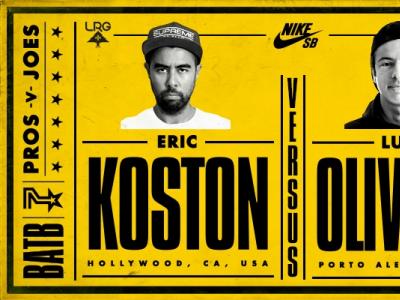 BATB7-明星vs素人平地大战- Eric Koston 对 Luan Oliveira