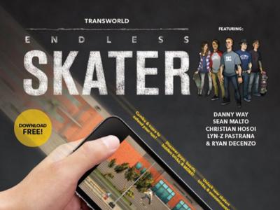 免费手机滑板游戏 「 TransWorld Endless Skater」发布
