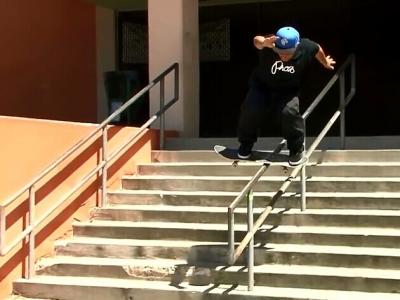 滑板上的巨人： Angel Cardenas自强不息个人视频