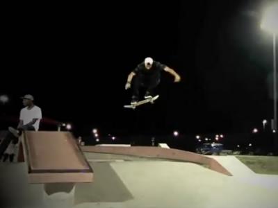 感觉要火Ke'Chaud Johnson滑板场放大招第一期