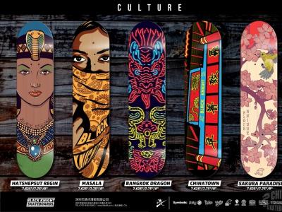Blackknight 2014秋季新款CULTURE系列滑板板面正式发布