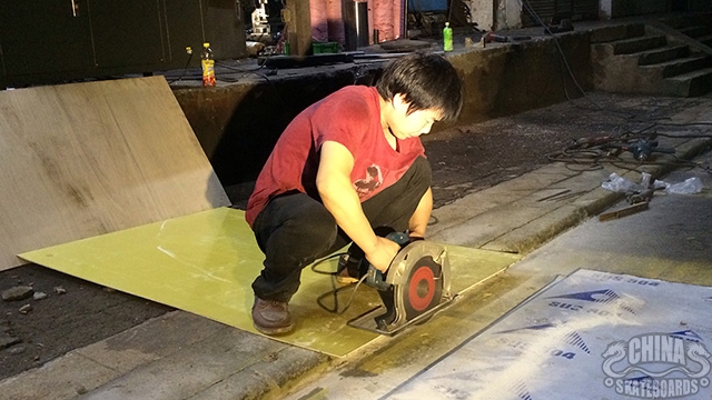 滑板店 道具 制作 弧面 Launch Ramp 抛台