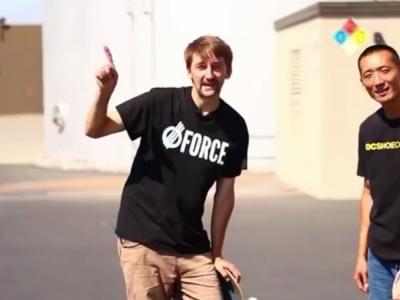 沈萌最新国外拍摄滑板视频