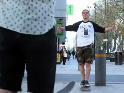 独立片场-Nike SB & Cliche滑手KYRON DAVIS个人SKRIMP部分