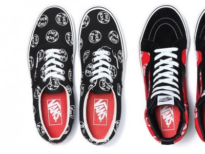 Supreme x Vans 2014假日联名款「Fuck’Em」系列鞋款发布