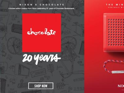 20周年-Nixon X Chocolate发布限量合作款迷你蓝牙音箱