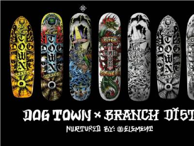 Dogtown X Branch Distribution合作款狗镇纪念板面