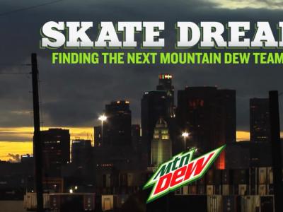 Mountain Dew玩滑板真人秀？寻找下一位Mountain Dew滑手