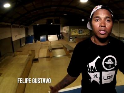 Felipe Gustavo 巴西Trio板场滑板片段