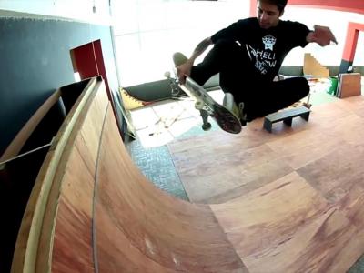 Luan Oliveira与众好友一起体验Matriz滑板场