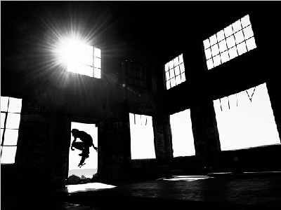 黑白光影艺术--LRG ‘Flatground Forever’ 极品滑板宣传片