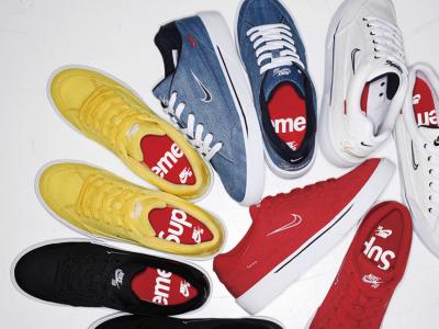 Supreme x Nike SB GTS经典复古合作款滑板鞋