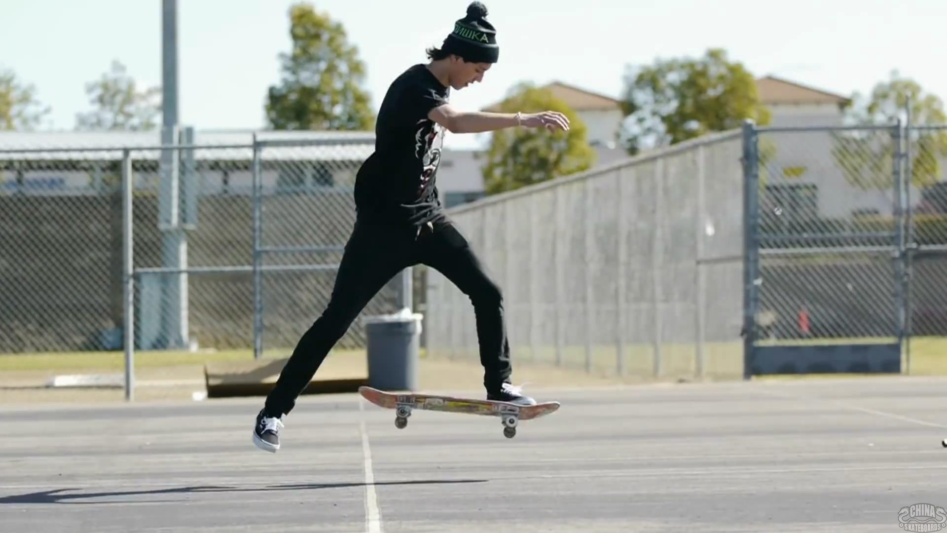 滑板 动作 教学 Spencer Nuzzi No-Comply Frontside 180