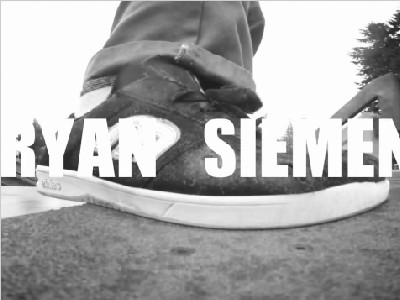 Etnies加拿大滑手Ryan Siemens滑板场短片