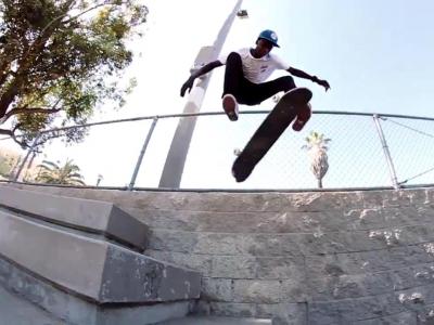 Chocolate滑板 Flow滑手，长腿黑人Johnny Jones 