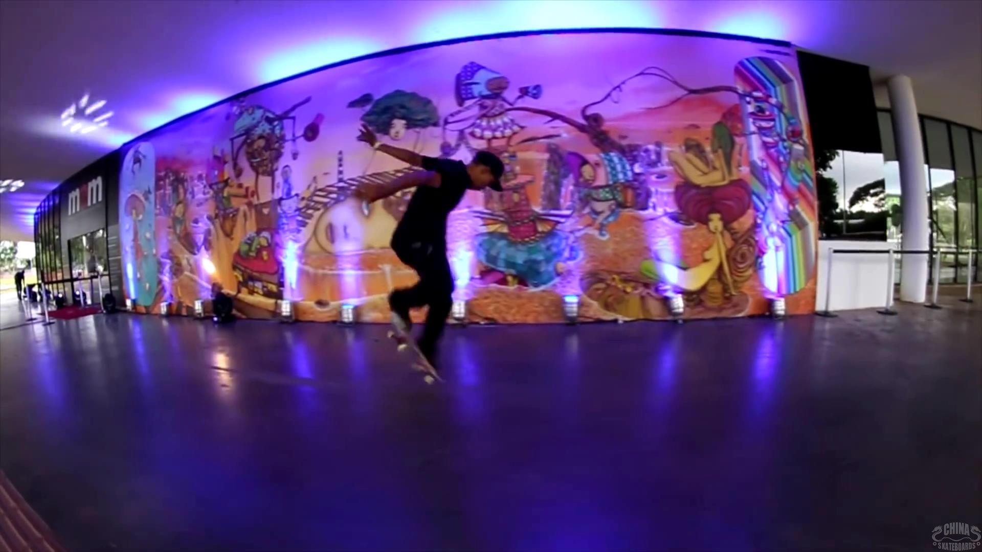 动作 滑板 教学 Backside ollie 360