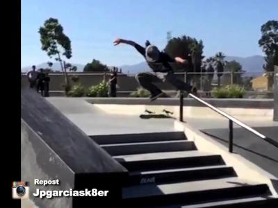 【小鬼当家】Jp Garcia 最新Berrics Plaza 练习视频发布