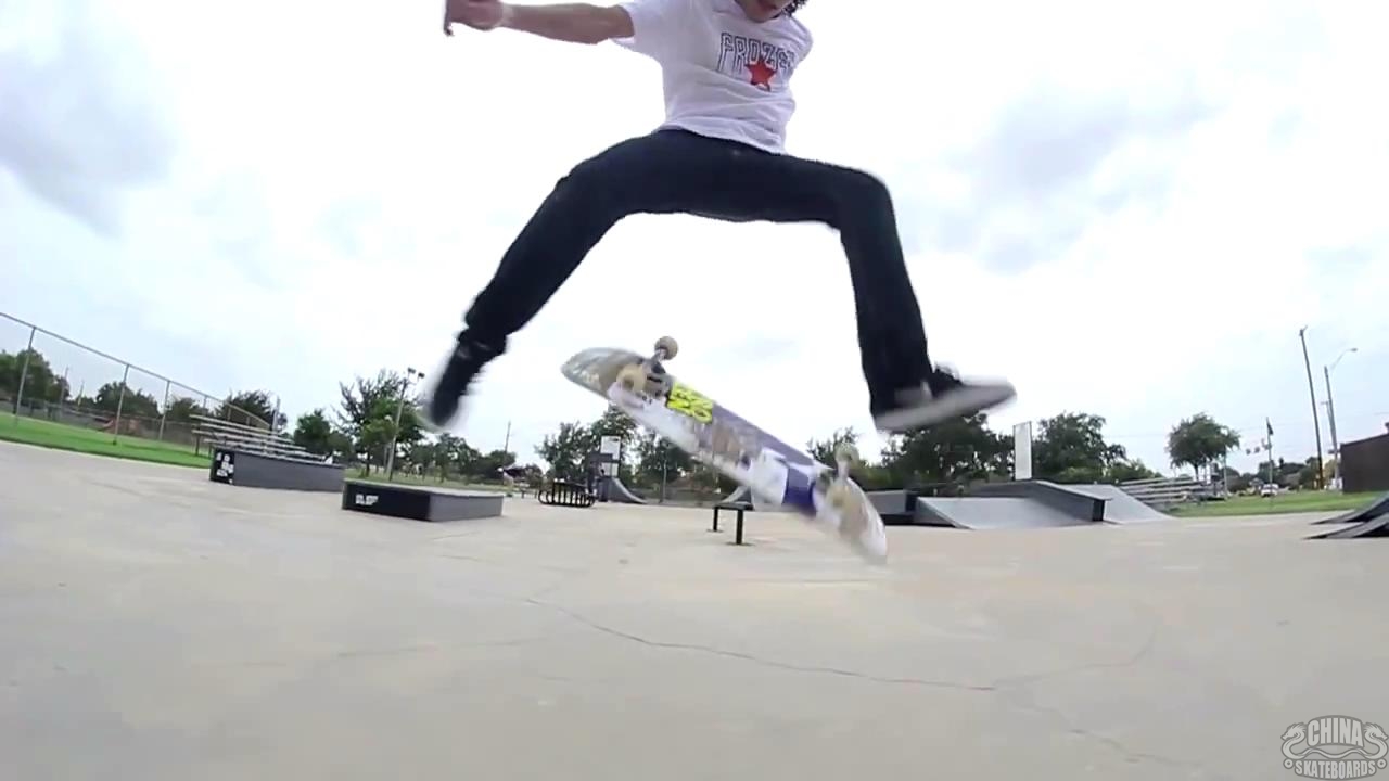 动作 滑板 教学 Nollie Flip