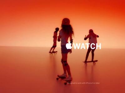 Apple Watch 苹果手表滑板题材广告