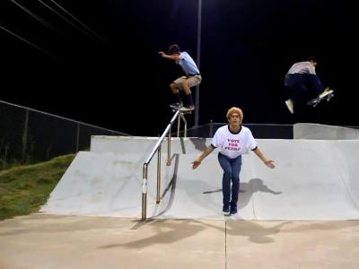 Majer 滑板队2015 万圣节高能化妆滑板派对