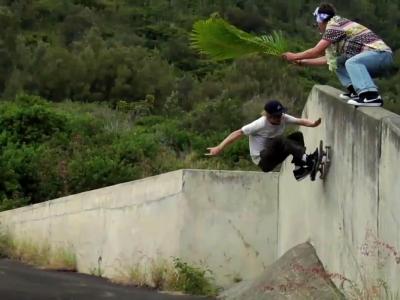 Nike SB 滑板队夏威夷威基基海滩的假日