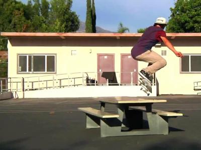 Carlos Ribeiro 经典 switch backside 360 飞跃野餐桌动作回顾