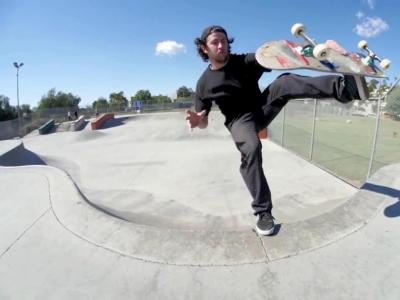 DVS 滑翻洛杉矶东部Garvanza 板场：Brad McClain, Yuto Horigome