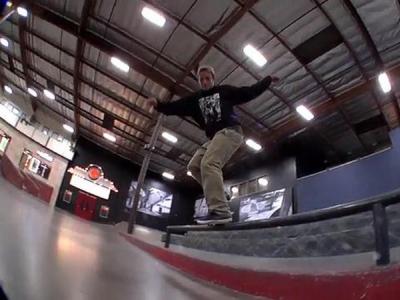 Carlos Ribeiro Backside Overcrooks挑战Berrics所有道具