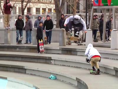 奥地利红牛：费城经典滑板地形Love Park，请安息！