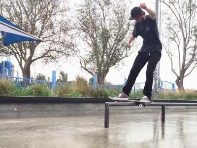 John Oskvarek & Elliot Murphy下雨天滑在韦斯切斯特板场