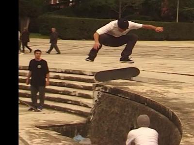 意大利风味街式滑板片-滑在古城罗马