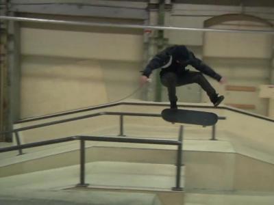 躲避挪威凛冽的寒冬-滑手共同建立室内板场