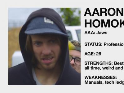 King of the Road滑手档案：跳楼机AARON “JAWS” HOMOKI 