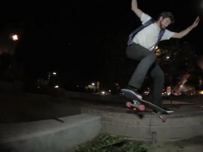 Steve Mull 夜滑洛杉矶市中心