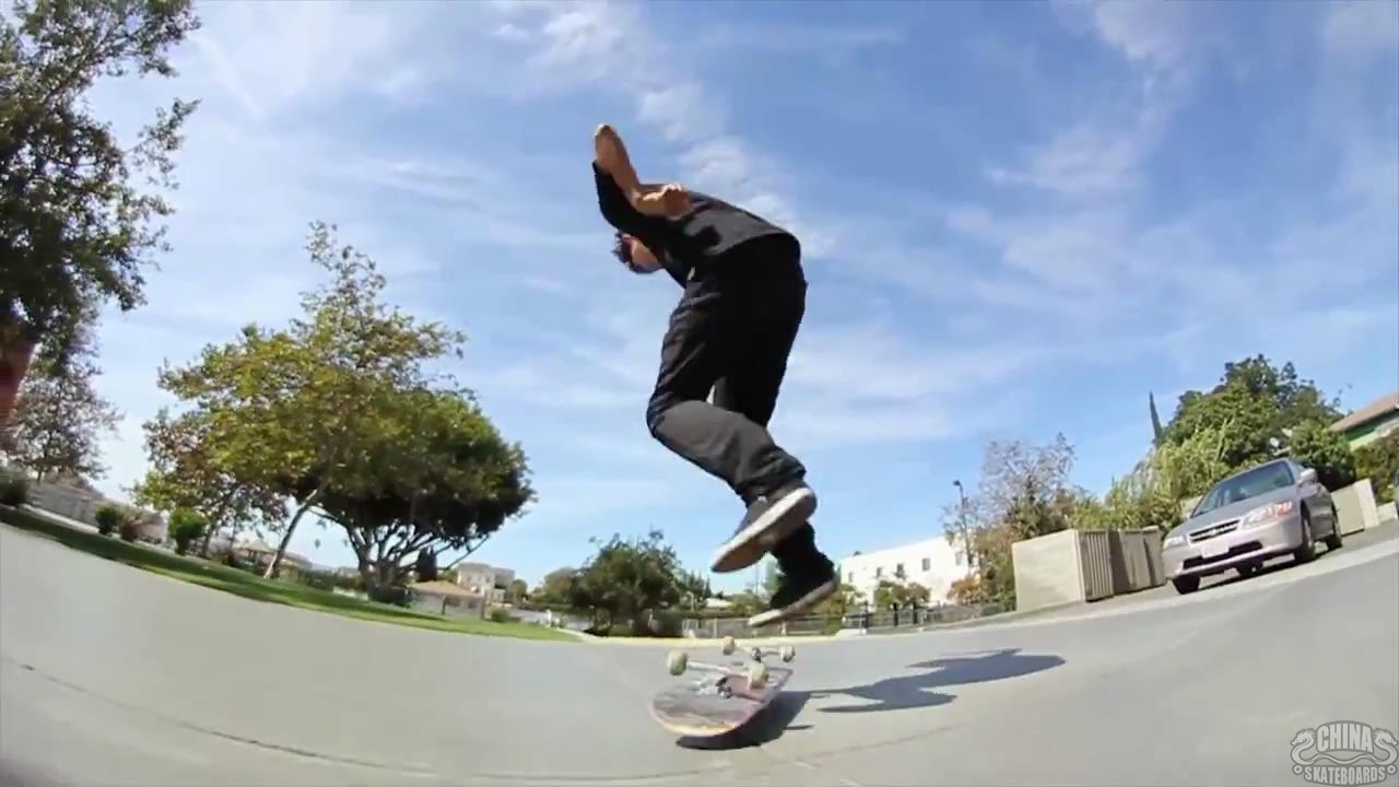 滑板 动作 教学 Fakie Full Cab Late Flip